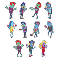 Zombie Fictional Undead Beings Fantastic Character