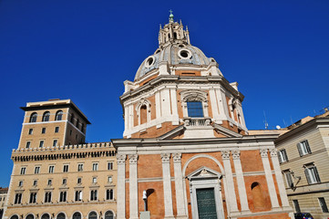 Fototapeta na wymiar Roma, chiesa di Santa Maria di Loreto