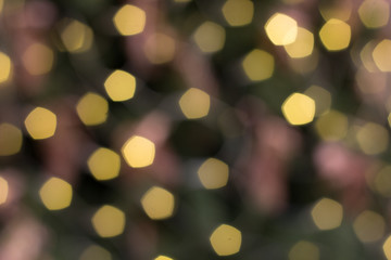 Colorful lights on red background. holiday bokeh. Abstract Christmas