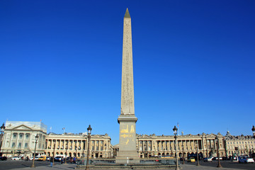 L'Obélisque place de la Concorde à Paris, France