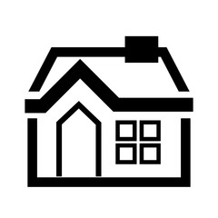 house line icon image vector illustration design 