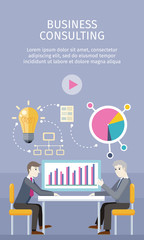 Business Consulting Concept Vector Illustration