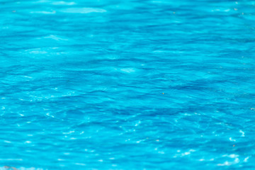 expanse of water in the pool as a background