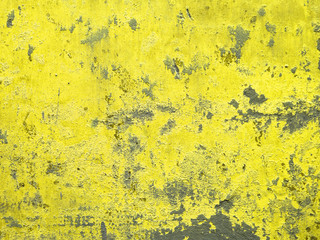 dirty cracked yellow wall texture background