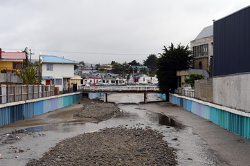 Miass River in Punta Arenas.
