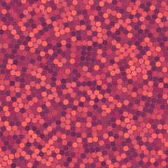 Simple background consisting of small pink circles, vector illustration