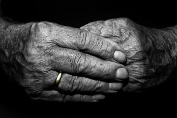 Hand Opa Großvater Ring gold