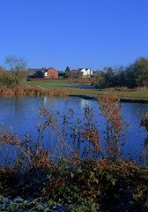 Fototapeta premium lake river scenery