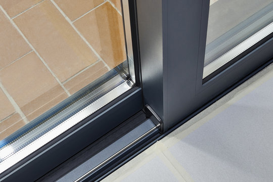 Sliding Glass Door Detail And Rail