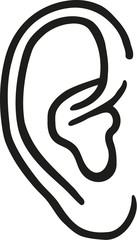 Obraz premium Human ear