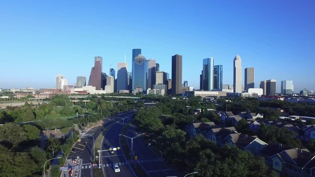 Houston Skyline at Sunsets