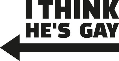 I think he is gay with arrow