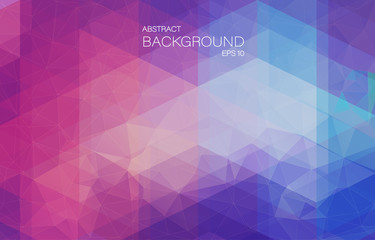 Obraz premium Violet 2D mosaic background with triangle shapes