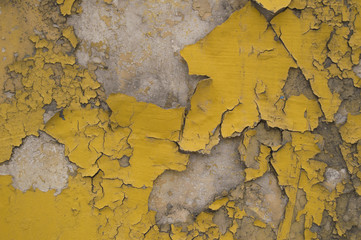 backgrounds cracked grey yellow old wall