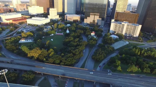 Houston Skyline at Sunsets