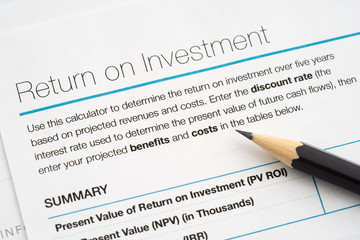 Return on investment