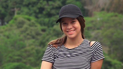Happy Smiling Teen Girl
