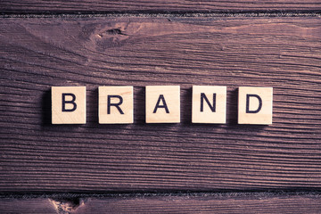 business conceptual word of wooden elements with letters