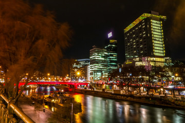 Fototapeta premium Schwedenplatz, Wien