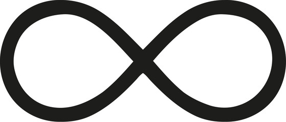 Thin infinity sign