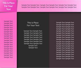 illustration in style of material design - Marketing kit for your business.
