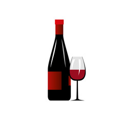 Vector logo wine