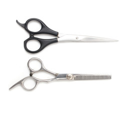 scissors on a white background