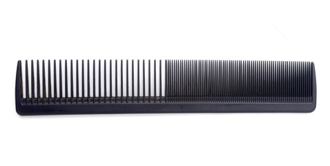 comb on a white background