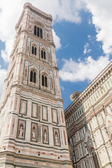 The Campanile, bell tower of Florence cathedral (duomo), Tuscany