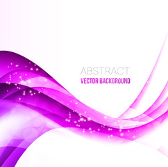 Abstract curved lines background.