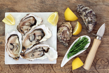 Oysters and Samphire