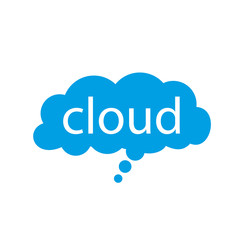 vector logo cloud