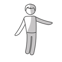 man icon over white background. pictogram design. vector illustration