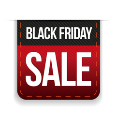 Fototapeta premium Black Friday Sale ribbon