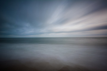 Long exposure of the Atlantic Ocean in Virginia Beach, Virginia.