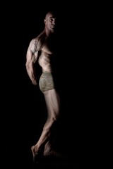 Naklejka premium Fitness man