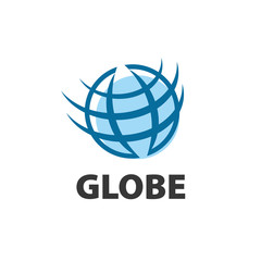 vector logo globe