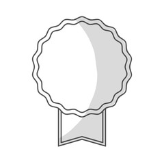 decorative seal stamp icon over white background. vector illustration