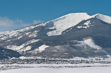 Crested Butte at the Base of Mount Emmons