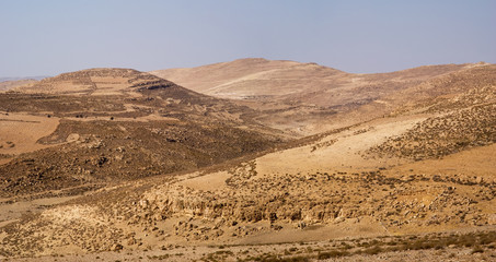 Desert mountain landscape, Jordan, Middle East