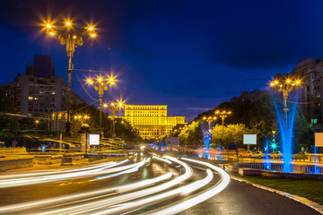 Romanian parliament in Bucharest