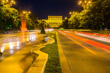 Romanian parliament in Bucharest