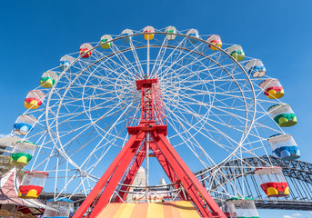 Ferris wheel in Luna Park, Sydney