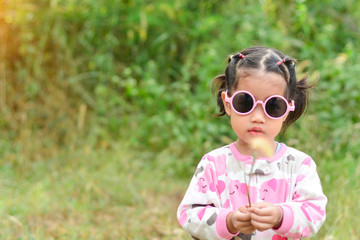 cute asian little girl