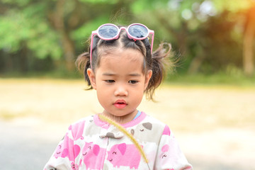 cute asian little girl