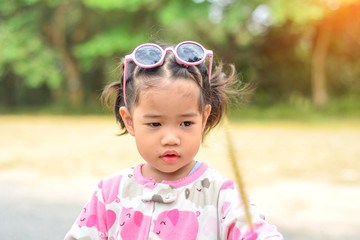 cute asian little girl