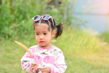 cute asian little girl