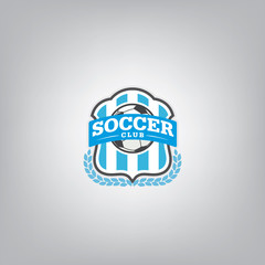 Soccer Logo Design Template l Football badge team identity l Soc