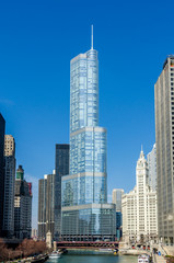 Obraz na płótnie Canvas Chicago buildings