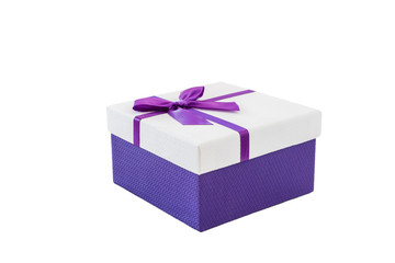 A gift box isolated on white background. 